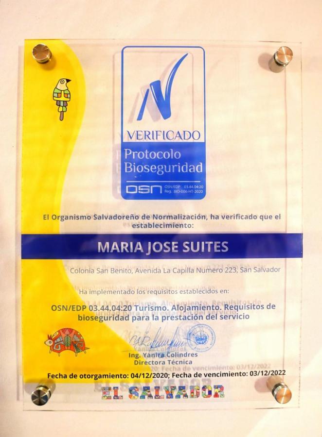 Maria Jose Suites サンサルバドル エクステリア 写真